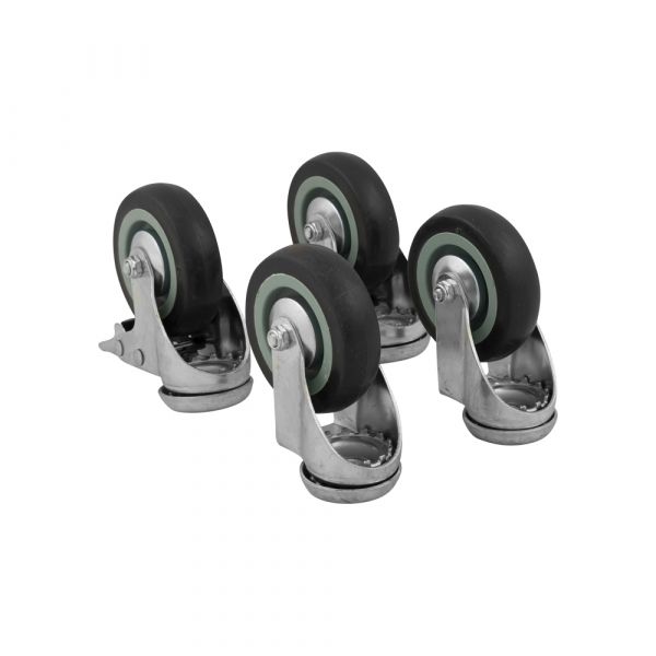 Afbeelding laden in galerijviewer, Wiel voor aluminium kist, set 4 stuks
