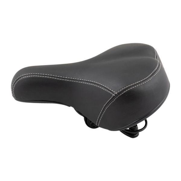 Afbeelding laden in galerijviewer, Fietszadel comfort-zwart-d
