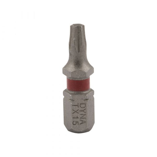 Dynaplus schroefbit 25 mm tx-15 rood 10x