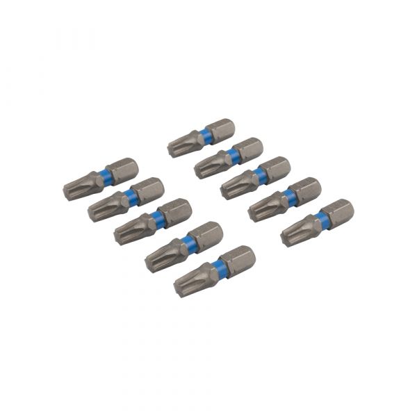 Afbeelding laden in galerijviewer, Schroefbit 25 mm tx-30 blauw 10x
