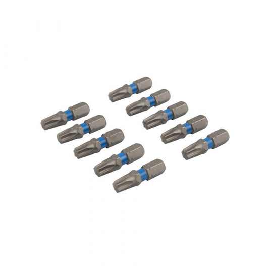 Schroefbit 25 mm tx-30 blauw 10x