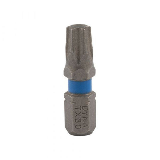 Schroefbit 25 mm tx-30 blauw 10x