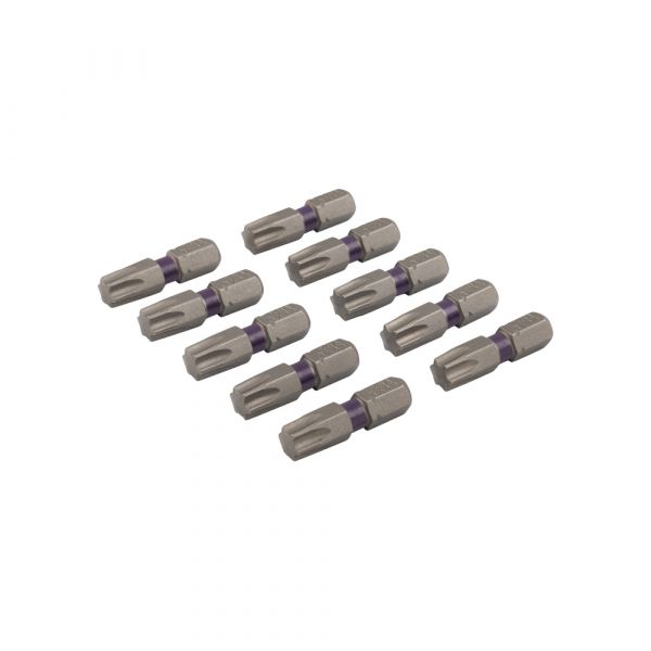Afbeelding laden in galerijviewer, Schroefbit 25 mm tx-40 paars 10x

