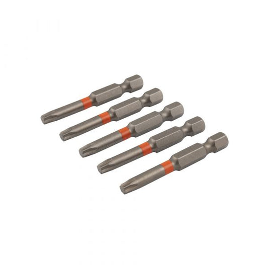 Schroefbit 50 mm tx-25 oranje 5x