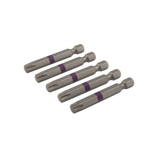 Schroefbit 50 mm tx-40 paars 5x