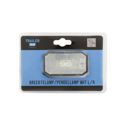 Trailergear breedtelamp pendellamp wit l r