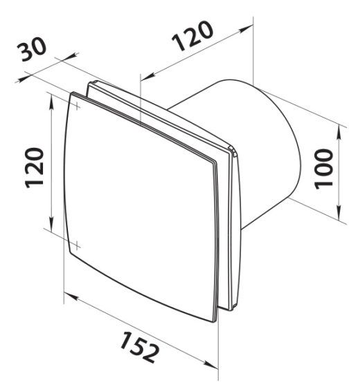 Afbeelding laden in galerijviewer, Ventilator 100 mm silent met timer. vochtsensor - wit
