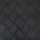 Rubbermat # 4 traanplaat per meter