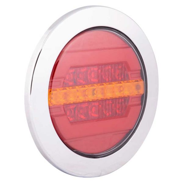 Afbeelding laden in galerijviewer, Ac hterlicht dynamic led rond *

