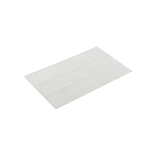 Hpx producten dubbelz verwijderbare transp pads 15 stuks 25mm x 25mm tr