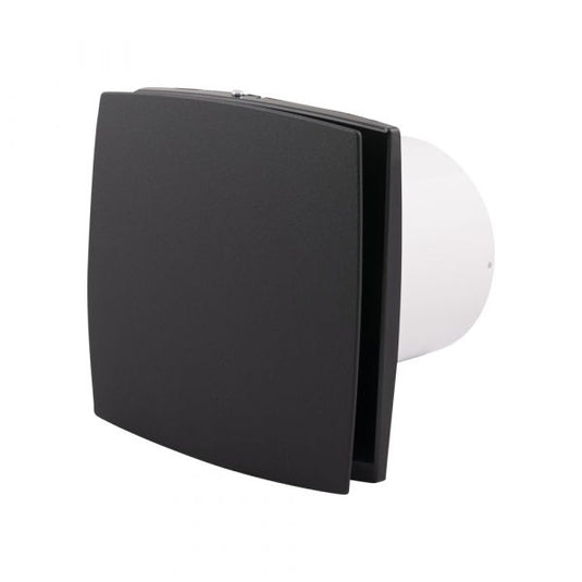 Ac ventilator 100 mm silent timer vochtsensor blk edition