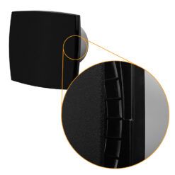 Ac ventilator 100 mm silent timer vochtsensor blk edition