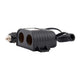 12 volt stekkerdoos dubbel *