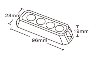 Afbeelding laden in galerijviewer, Flitslamp led proline 10-30 volt 4 led
