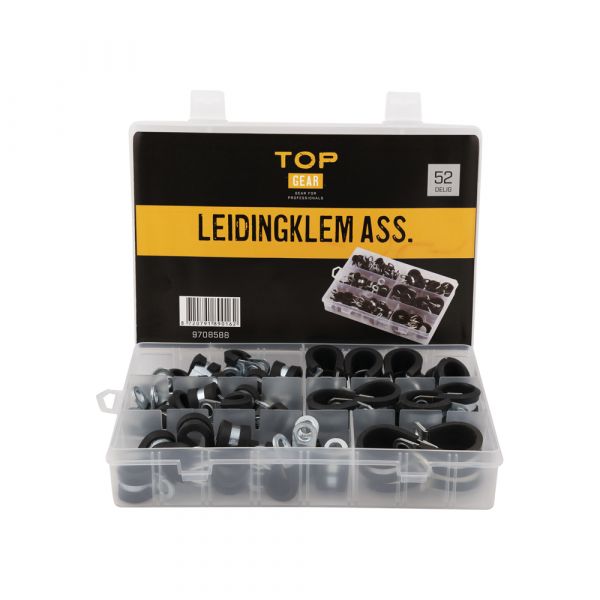 Afbeelding laden in galerijviewer, Topgear leidingklem ass. 52-delig
