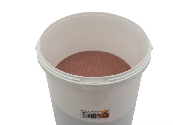 Afbeelding laden in galerijviewer, Abi straalgrit emmer 12.5 kg rood 0.2-0.6 mm
