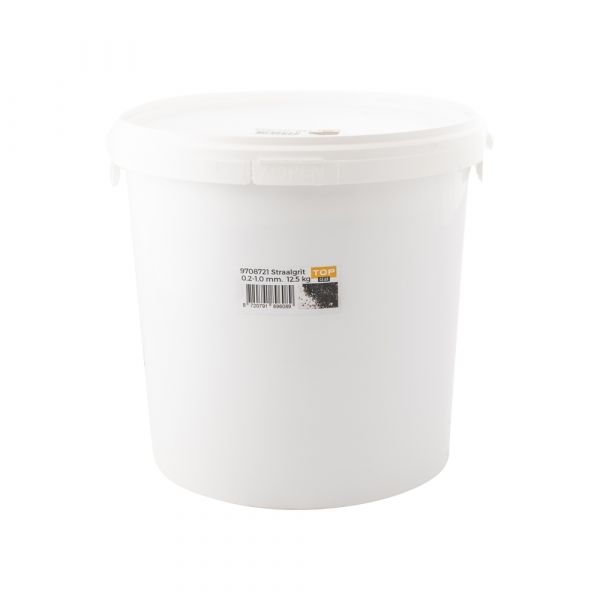 Afbeelding laden in galerijviewer, Straalgrit emmer 12.5 kg zwart 0.2 -1.0 mm.
