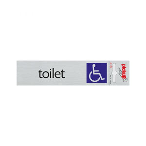 Pickup route alulook 165x44 mm - toilet toegang voor rolstoel