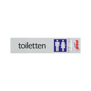 Pickup route alulook 165x44 mm - toiletten