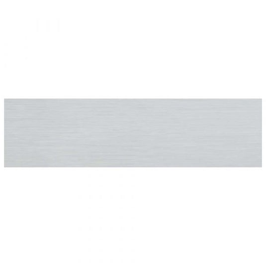 Bord alulook zonder opdruk - 165x44 mm zelfklevend.