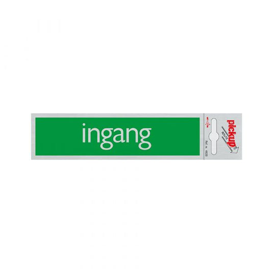 Pickup route alulook 165x44 mm - ingang