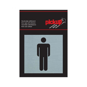Pickup route alulook alu picto 80x80 mm - heren