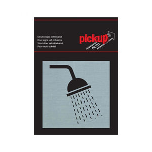 Pickup route alulook alu picto 80x80 mm - douche