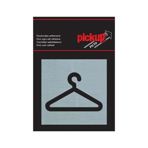 Pickup route alulook alu picto 80x80 mm - garderobe