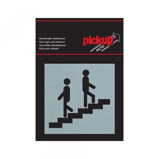 Pickup route alulook alu picto 80x80 mm - trap