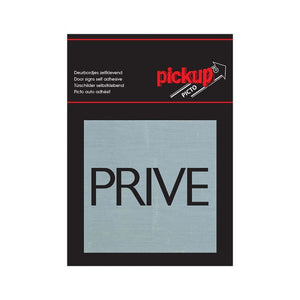 Pickup route alulook alu picto 80x80 mm - prive