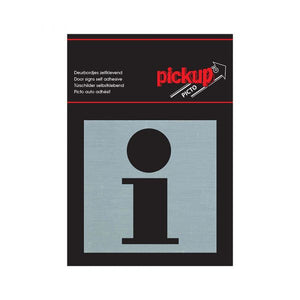 Pickup route alulook alu picto 80x80 mm - informatie