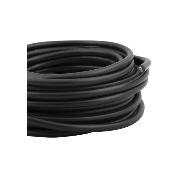 Afbeelding laden in galerijviewer, Q-link huishoudsnoer 2x0.75 zwart 10 meter.
