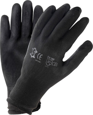 Sacobel handschoenen pu zwart maat 7 (m)