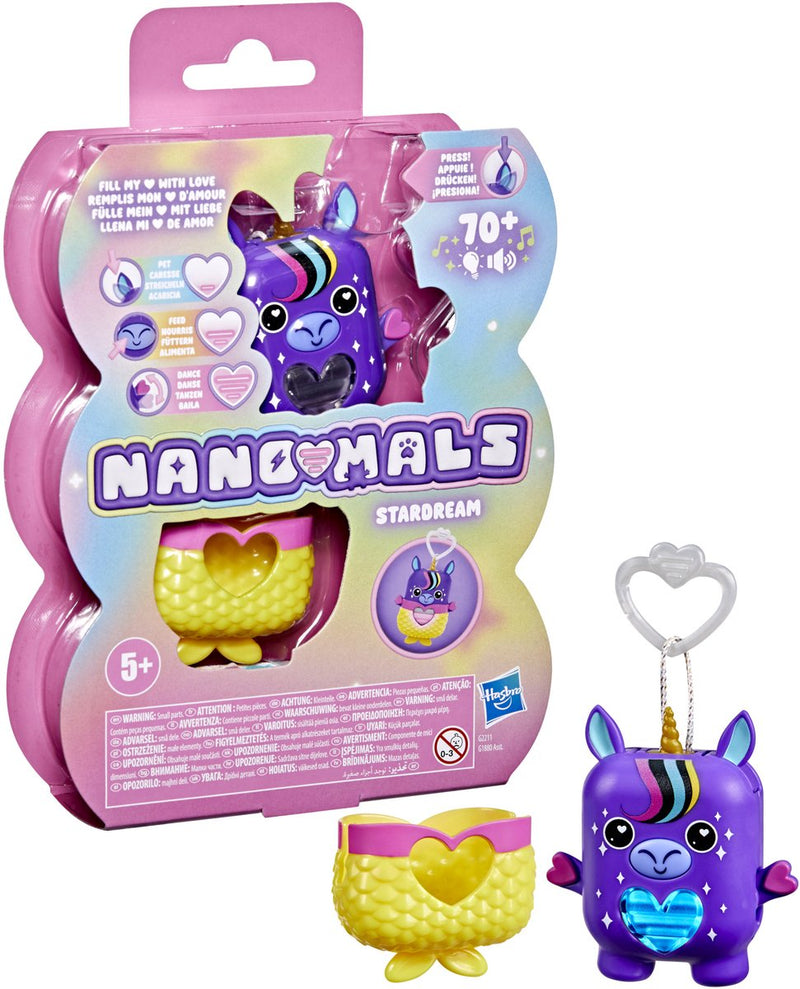 Afbeelding laden in galerijviewer, Hasbro interactieve eenhoorn speelgoed nanomals stardream met licht en geluid.
