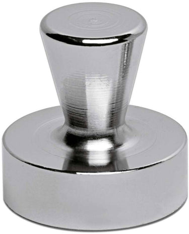 Maul magneet neodymium - kegel - zilver - metaal - 2 stuks - ø 3.2 x 3.3 cm