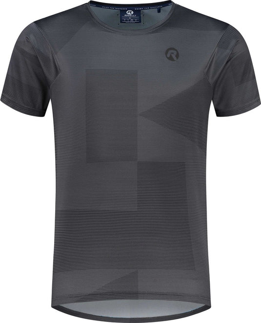 Rogelli core mountainbike shirt heren - fietsshirt - korte mouwen - grijs - advntr - maat xl