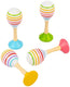 Bigjigs houten junior maraca, 2st.