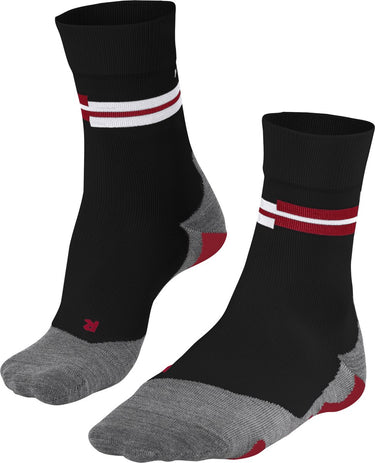 Falke ru5 hardloopsokken anti blaren, ultralichte padding functioneel garen sportsokken heren zwart - maat 44-45