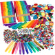 Glitter en houten stokjes