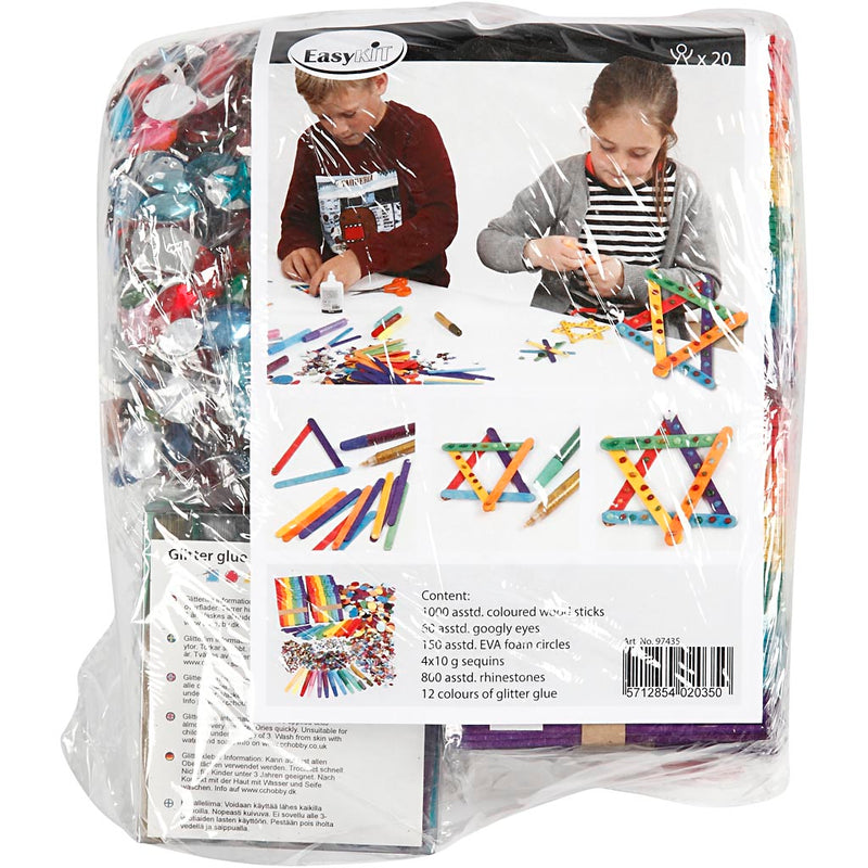 Afbeelding laden in galerijviewer, Glitter en houten stokjes
