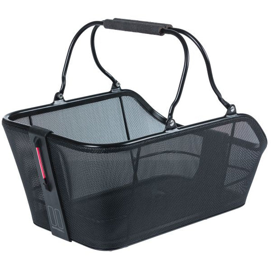 Basil Cento Tech Fiber Nordlicht MIK - fietsmand - achterop - solid zwart
