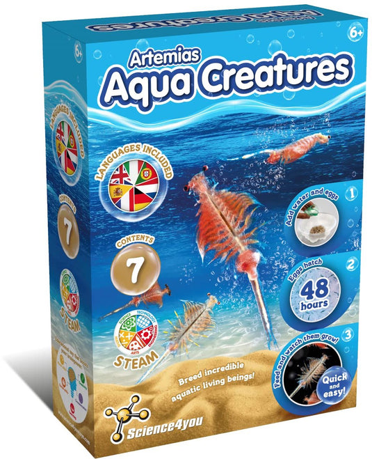 Science 4 you science4you jurassic creatures voor kinderen vanaf 6 jaar - creëer een aquatisch ecosysteem voor waterdraken met een aquarium voor kinderen, educatieve experimentspellen