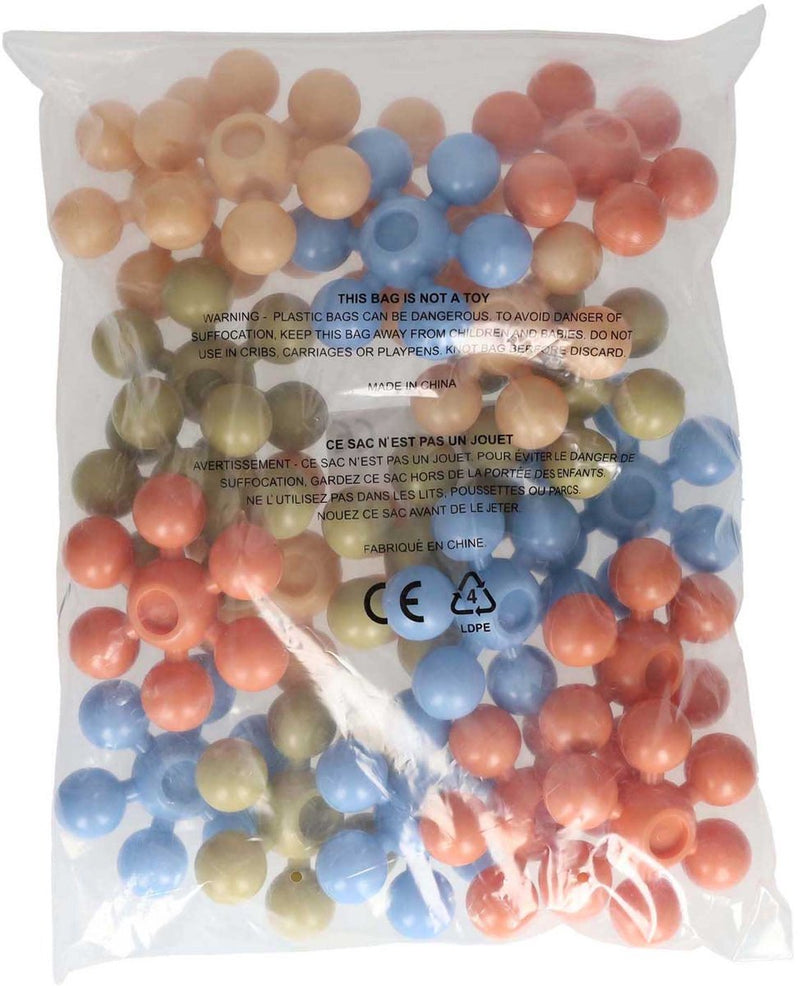 Afbeelding laden in galerijviewer, Gekleurde stervormige connectors - 20st.
