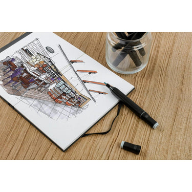 Clairefontaine • layout alcohol markers boek 220g 11x22cm 25x