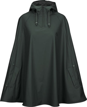 Ralka regenponcho senior - sizzle - donkergroen - s m