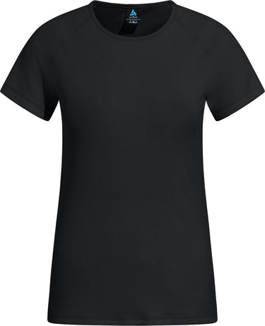Odlo active light base layer shirt met ronde hals en korte mouwen - vrouwen - zwart - s