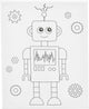 Creativ company schildercanvas met print robot, 24x30 cm