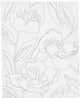 Creativ company schildercanvas met print klaproos 24x30 cm