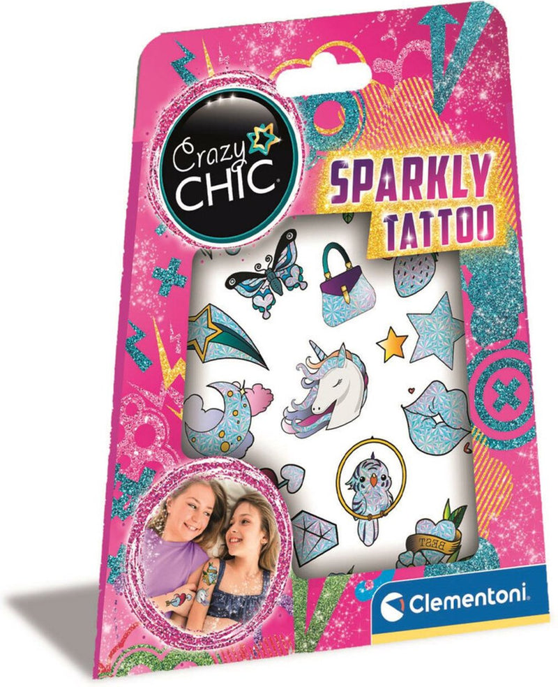 Afbeelding laden in galerijviewer, Clementoni crazy chic - urban tattoo glitter

