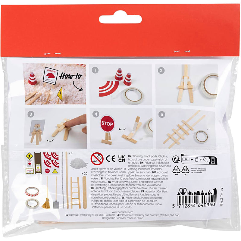 Afbeelding laden in galerijviewer, Https: www.cchobby.nl mini-hobbyset-kabouterdeur-in-aanbouw-1-doos
